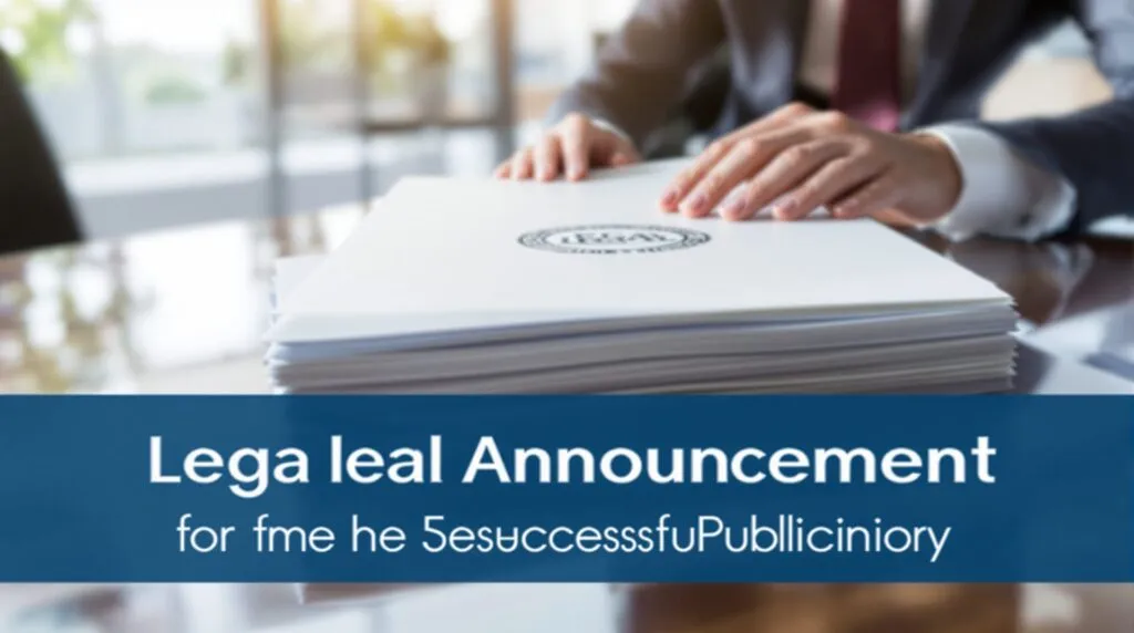 annonce légale