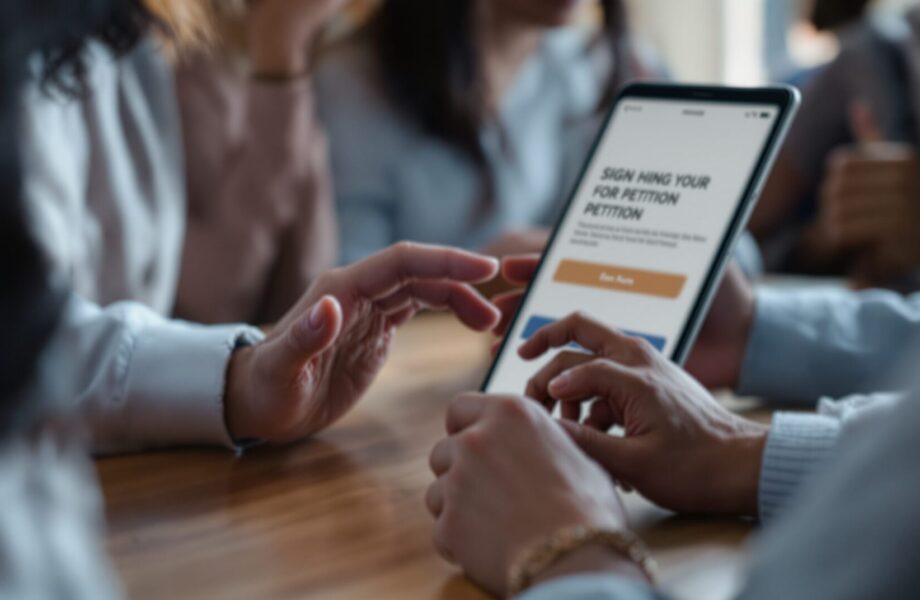 pétition en ligne