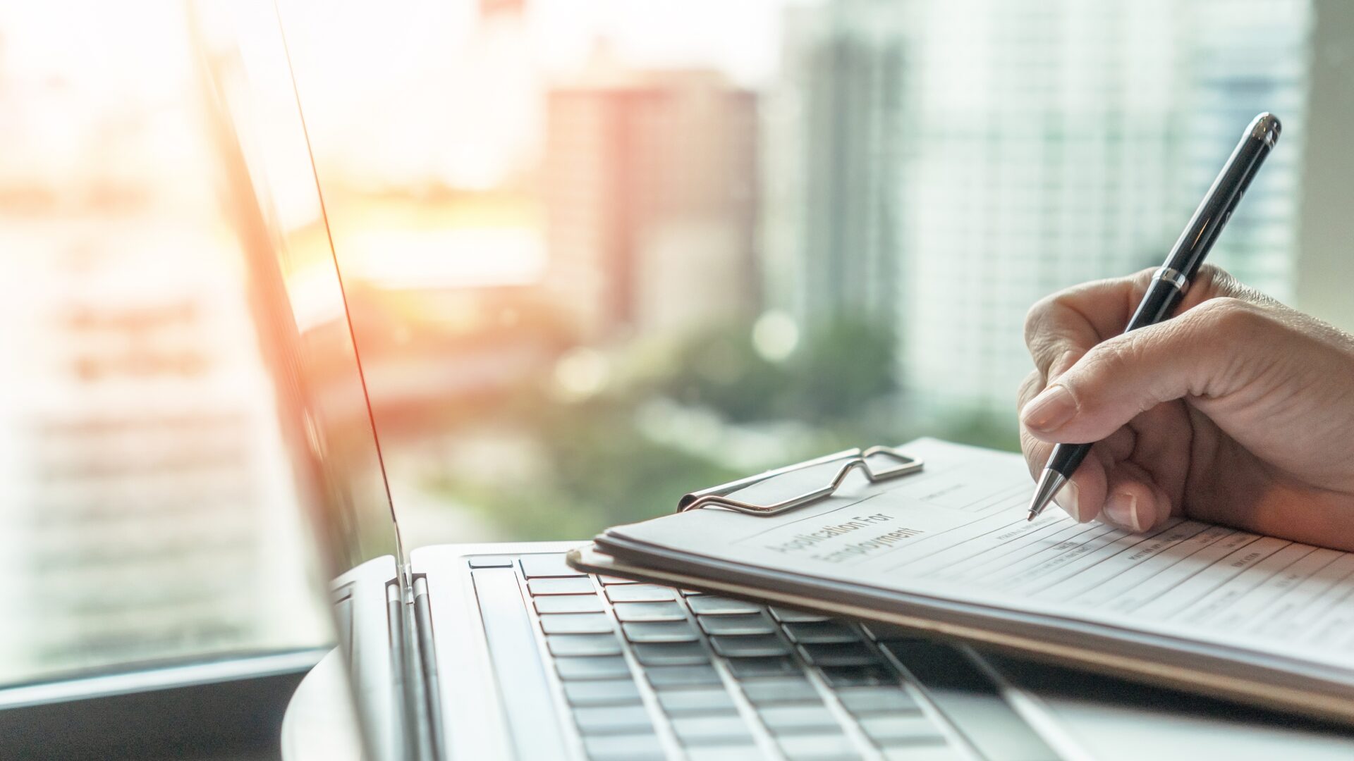 Business,Application,Form,Registration,With,Applicant,Filling,In,Company,Document,