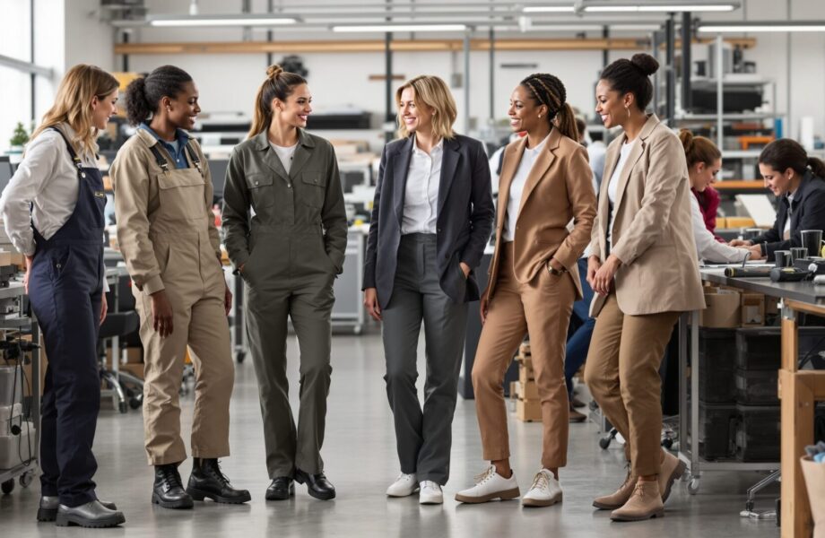 Vêtement_de_travail_femme_:_les_8_critères_pour_choisir_la_tenue_idéale vetement de travail femme