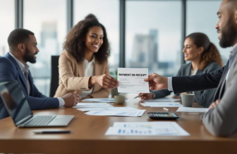 paiement à la réception