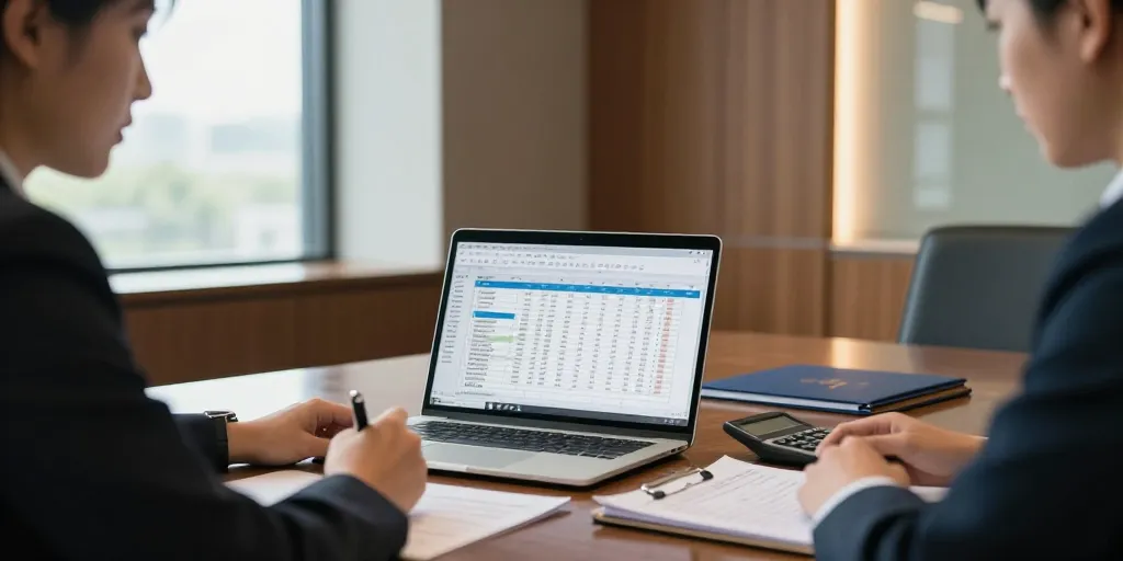 plan de financement excel