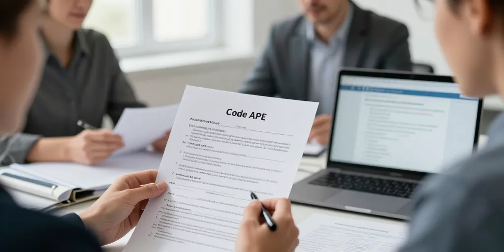 code ape pour association loi 1901