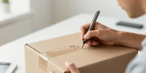 comment mettre l'adresse sur un colis