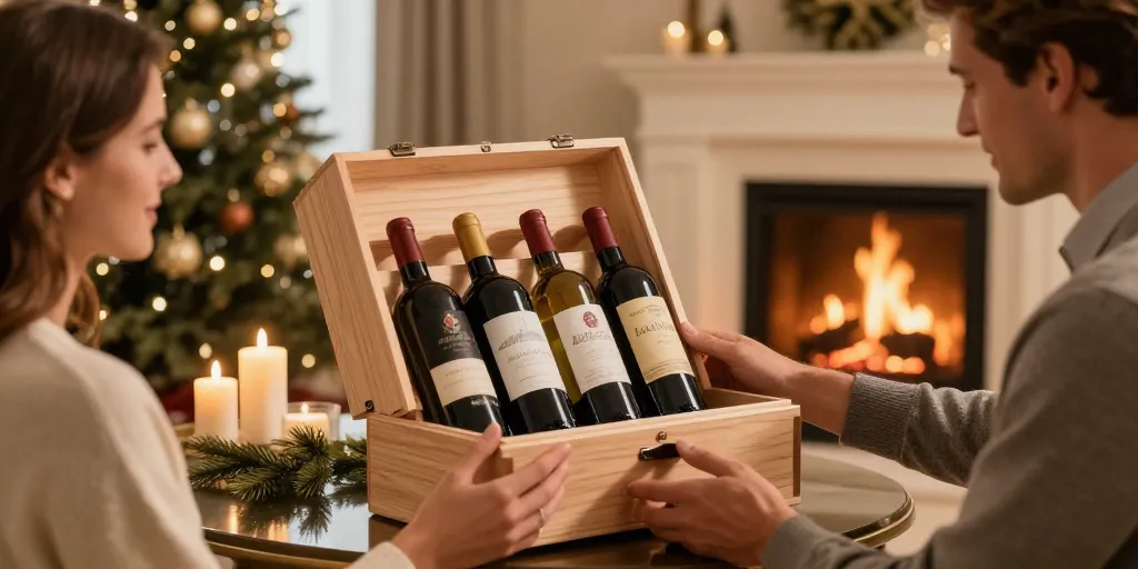 coffret vin pour noel