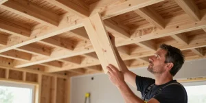 type de plafond en bois