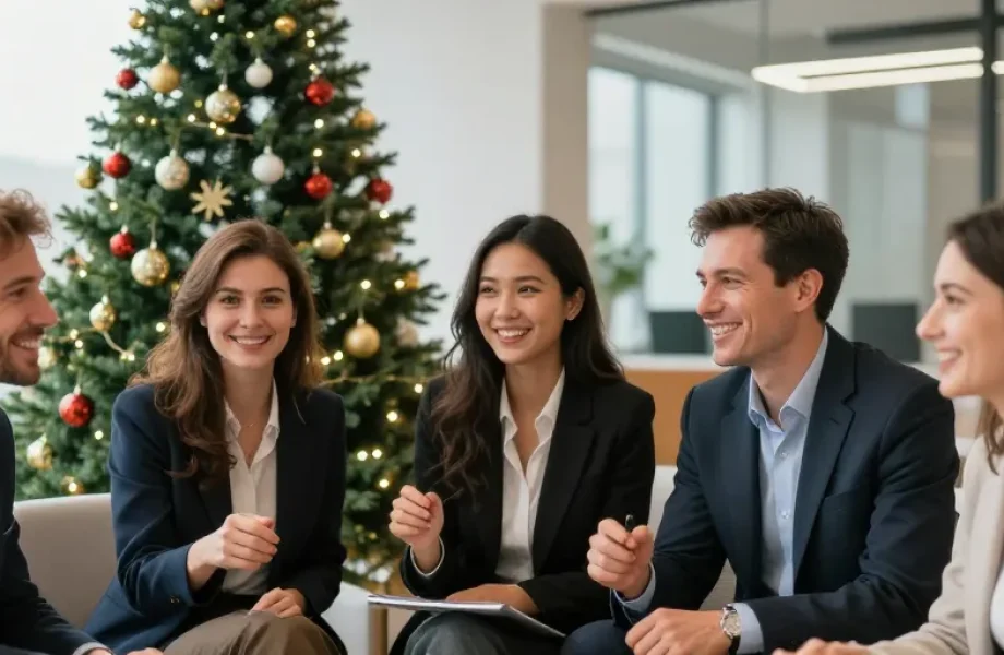 Arbre de Noël en entreprise : un levier de cohésion et de marque employeur à ne pas négliger