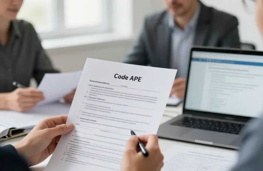 code ape pour association loi 1901