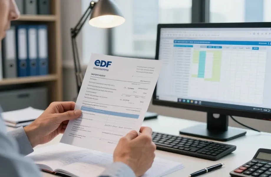 compte comptable edf