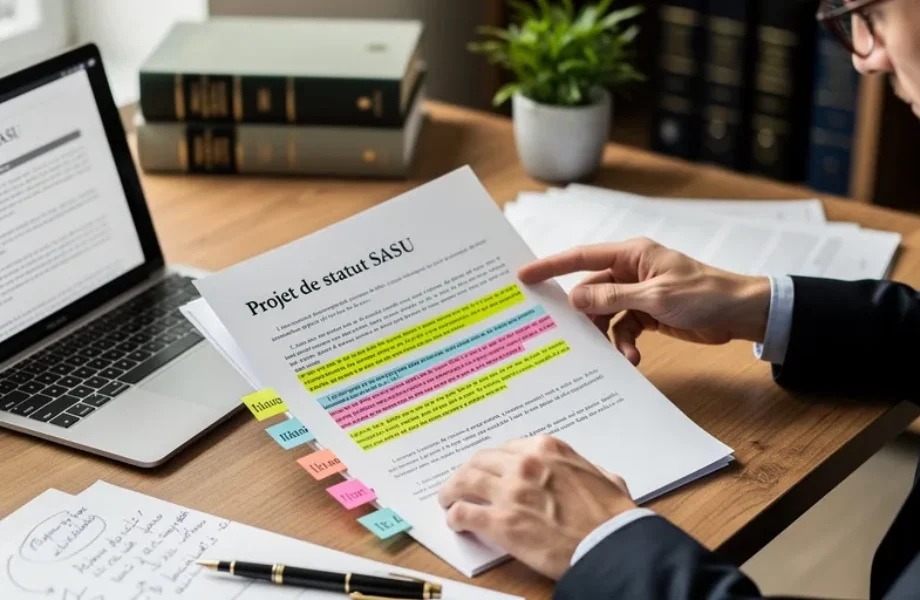 projet de statut sasu