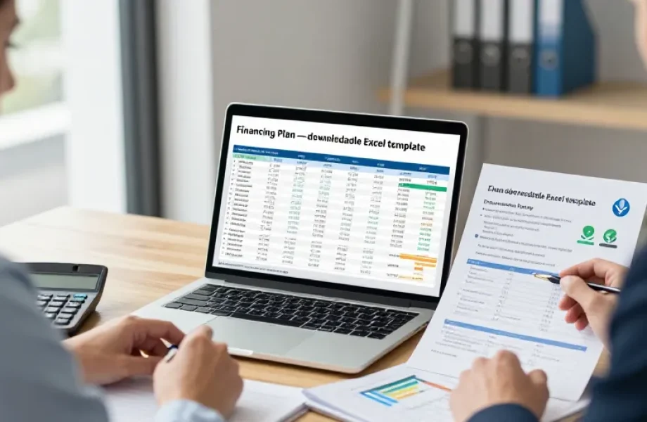 tableau de financement excel